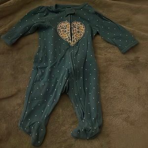 Blue with dots and flowers